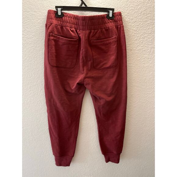 CAbi Burgundy Jogger Pants Soft Knit Elastic Waist Women’s M Loungewear Travel - Picture 5 of 7